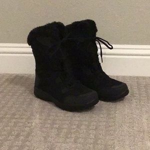 Columbia Women’s Ice Maiden II Black Waterproof Lined Winter Boots - Size 7.5